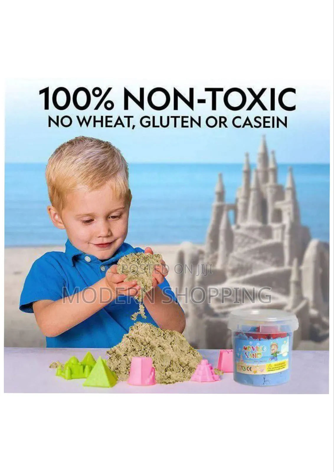 DIY Colorful Cotton Sand Mini Bucket