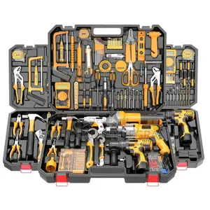 Photo - Toolset for Electricians With Drill and Grinder Toolbox