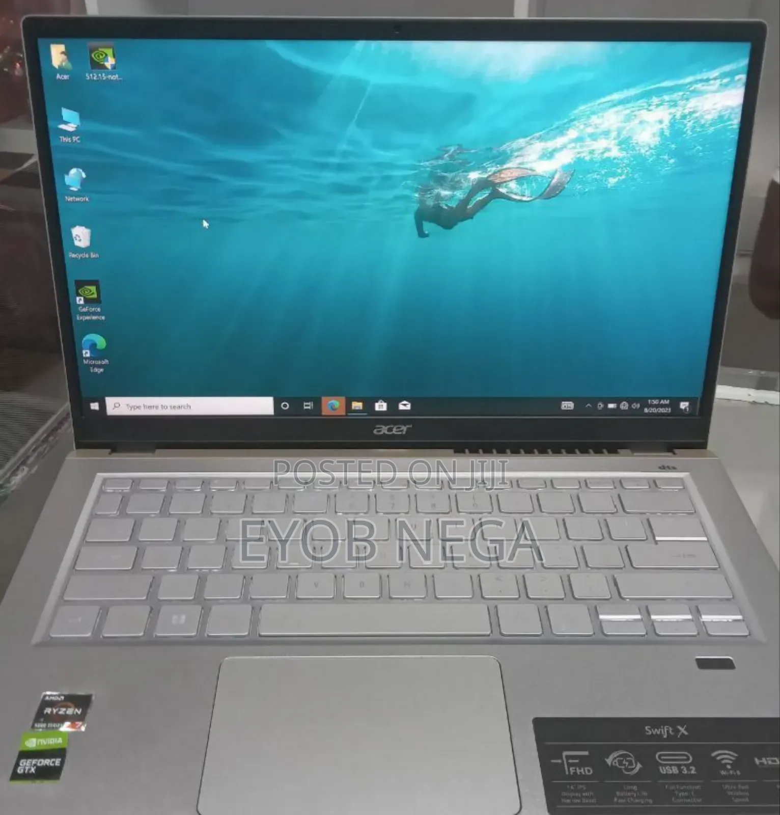 New Laptop Acer Swift 1 16GB AMD Ryzen 7 SSD 512GB