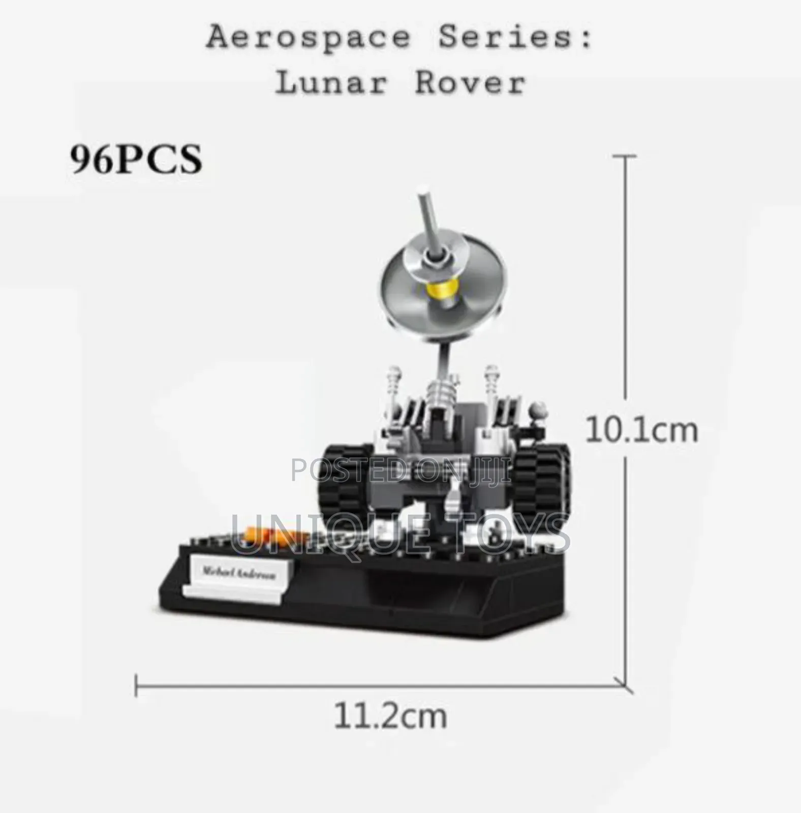 Space Satellite, Rocket, Lunar Rover Shuttle Model Blocks