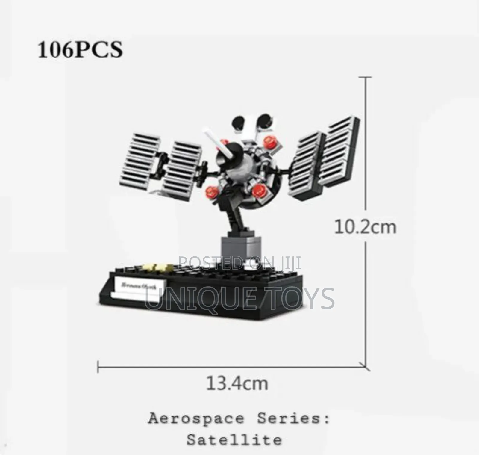 Space Satellite, Rocket, Lunar Rover Shuttle Model Blocks