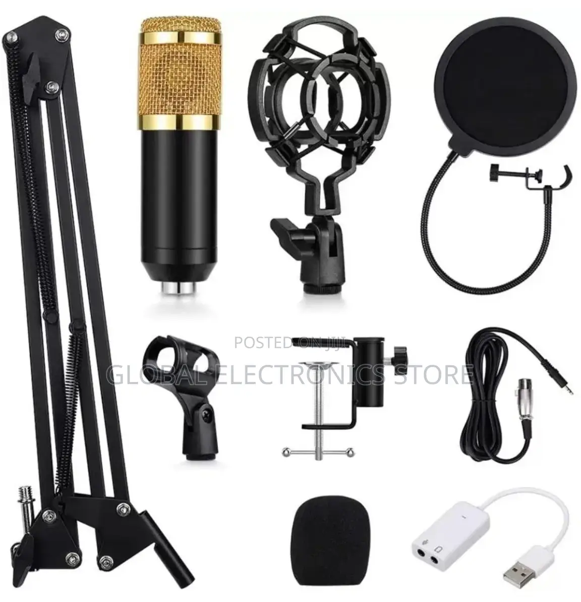 Original Legendary Vocal Microphone With V8 Sound Card