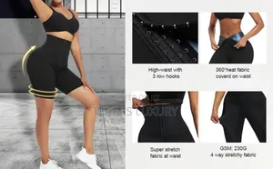 Sauna Sweat Weight Loss Shorts for Women Suit Pants Shaper