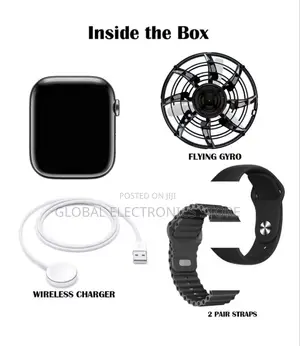 Telzeal Germany Smart Watch With 2 Straps Flying Gyro Black