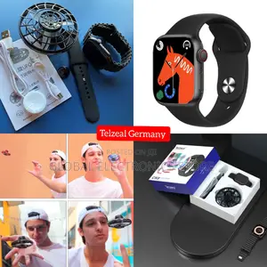 Telzeal Germany Smart Watch With 2 Straps Flying Gyro Black