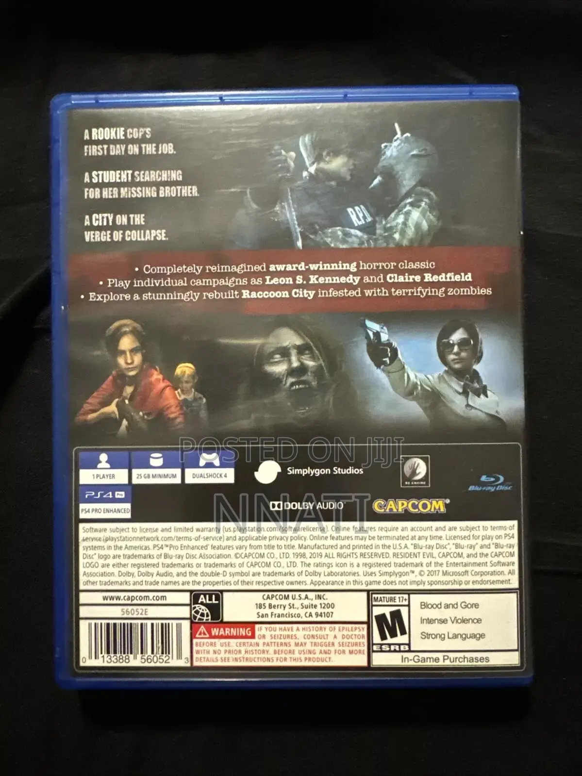 Resident Evil 2 PS4 PS5