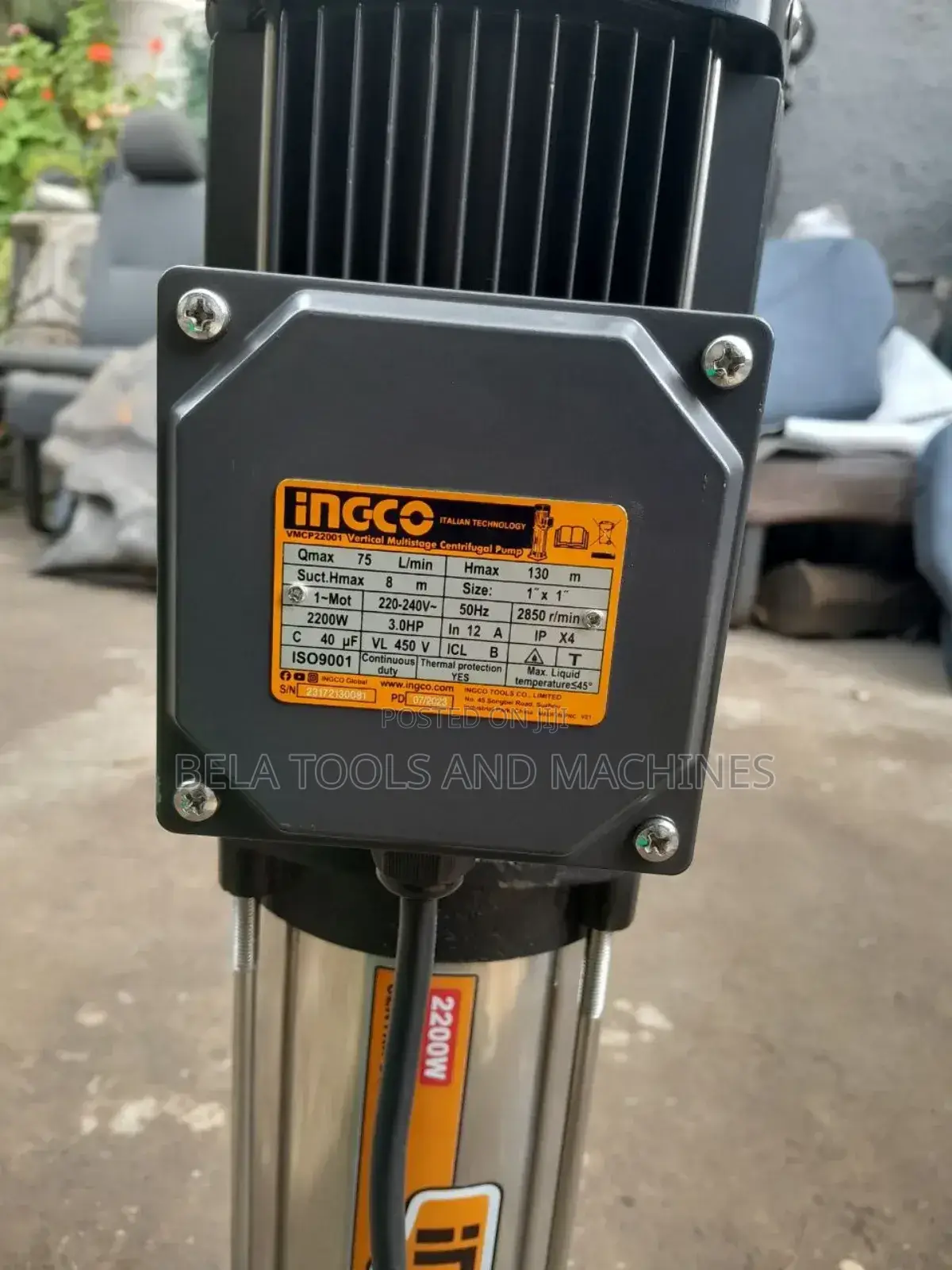 Ingco Vertical Pump 3hp