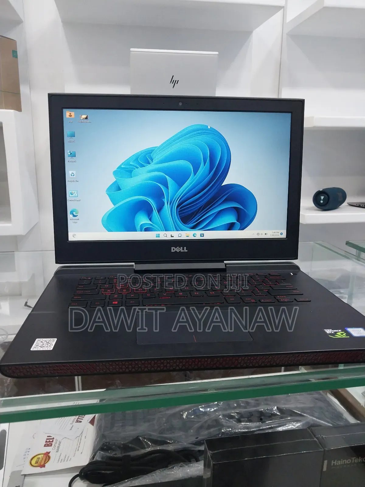 New Laptop Dell 8GB Intel Core I7 HDD+SSD 128GB