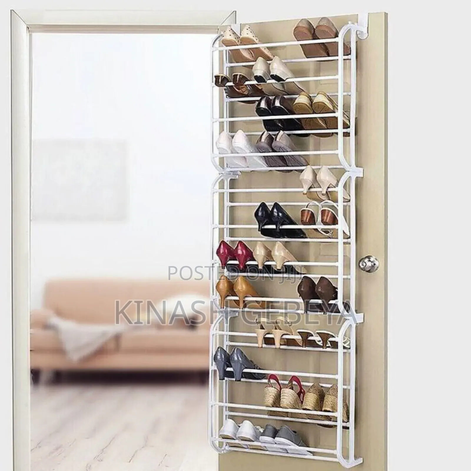 36 Pair Shoe Rack(በር ላዬ ተንጠልጣዬ ጫማ መደርደሪያ)