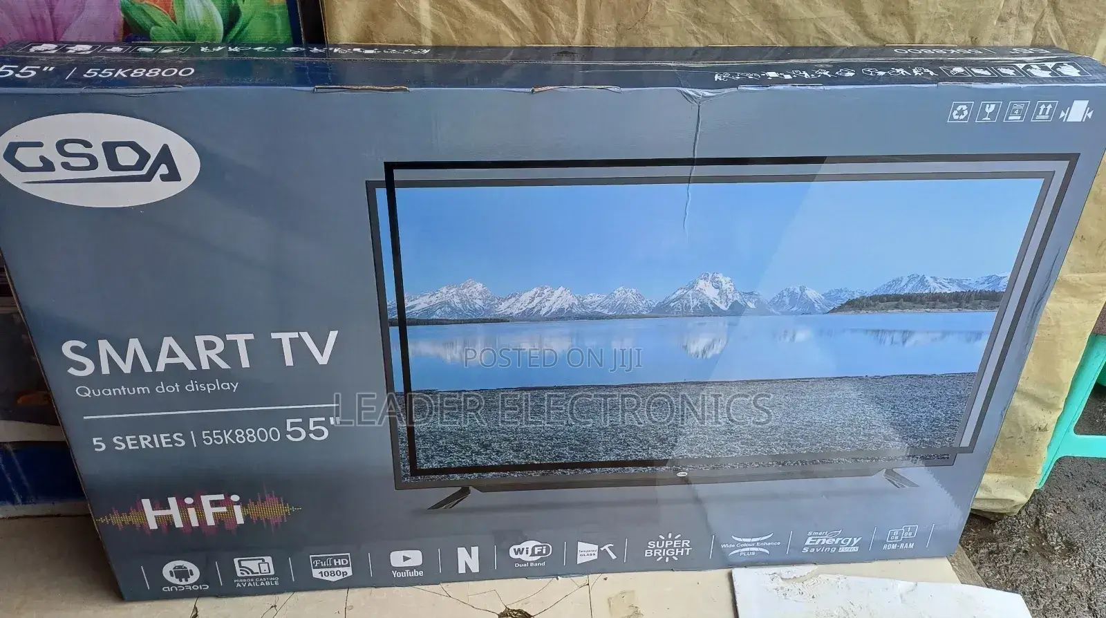 Gsda Tv 55 Inch Smart Android Tv New Arrival 2024