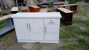 ብፌ 120cm MDF ፅድት ያለ