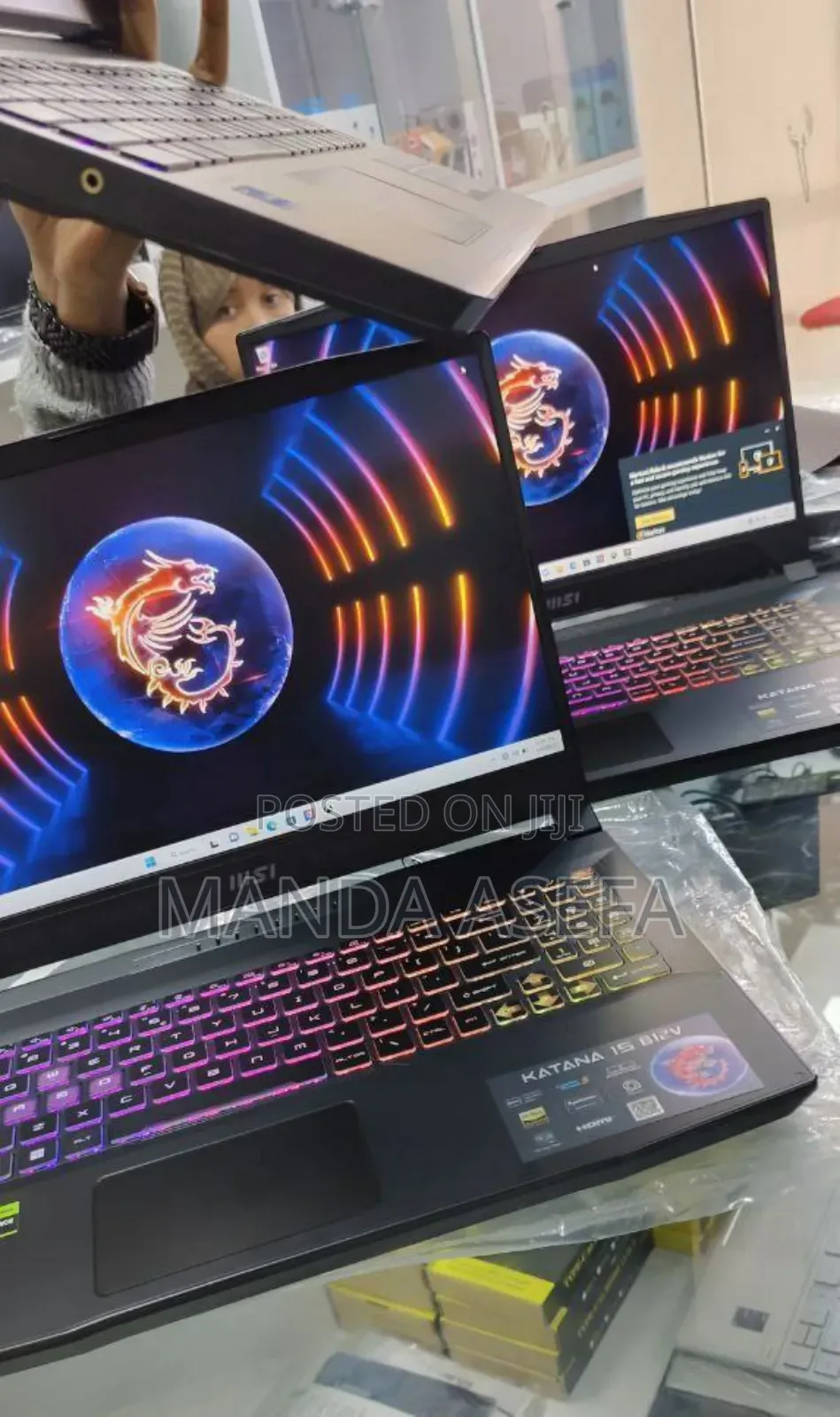 New Laptop MSI Katana GF66 16GB Intel Core I7 SSD 1T