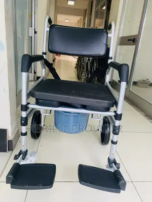 Photo - FBITE Commode Chair for Toilet, 4 in 1 Commode Chair/