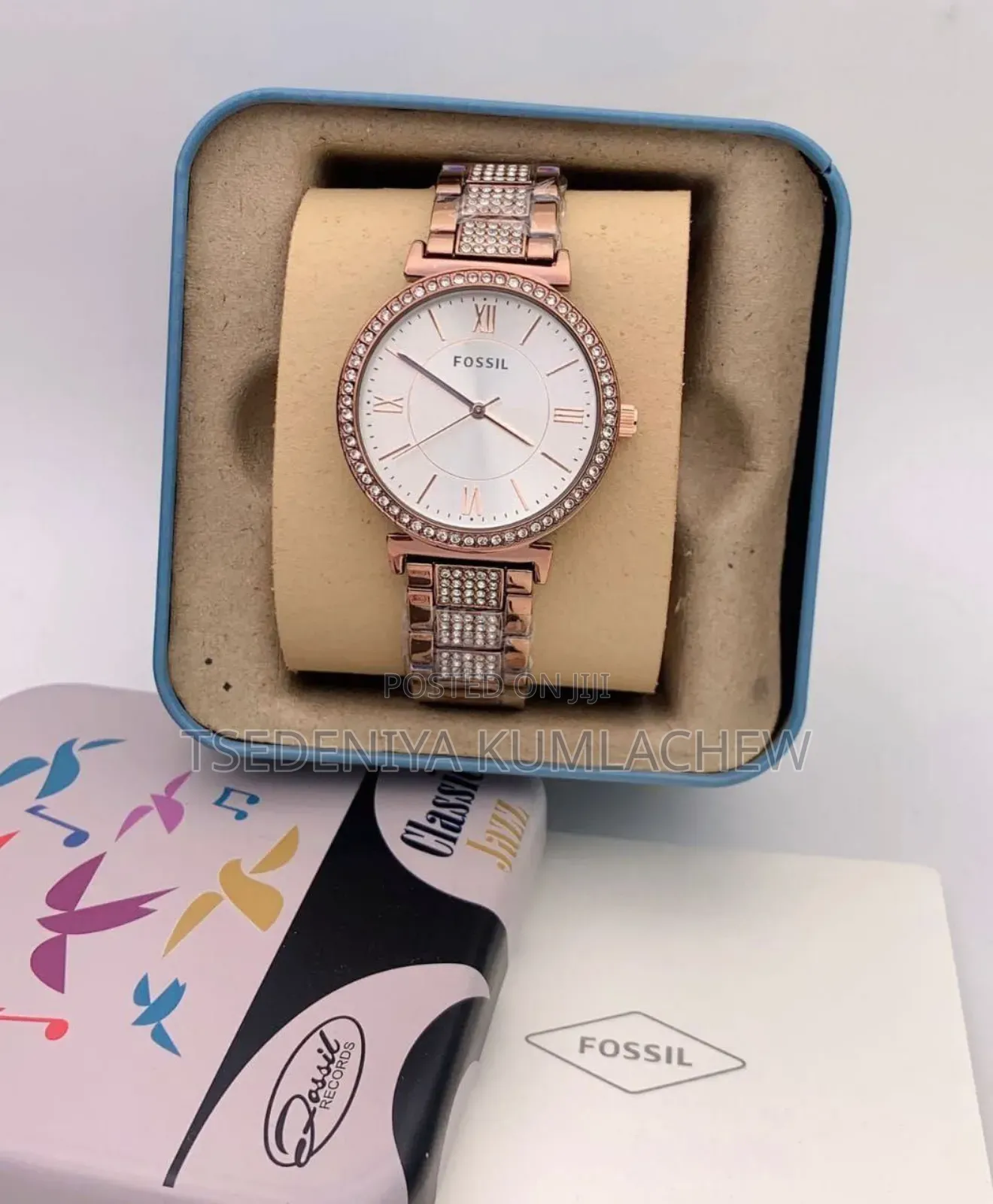 Fossil Brand Simple,Different Style Color Women’S Hand Watch With Box