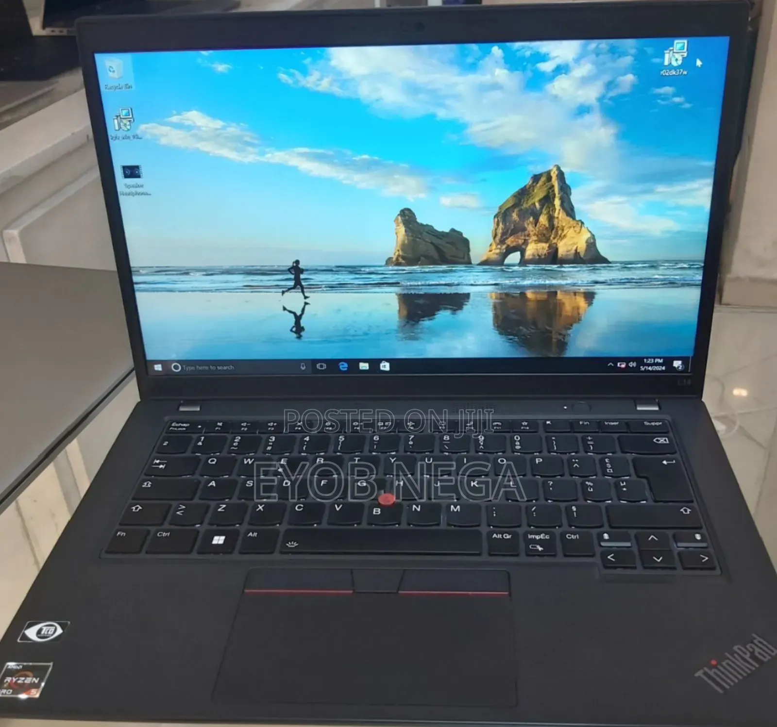 New Laptop Lenovo Thinkpad L14 16GB AMD Ryzen 5 SSD 256GB
