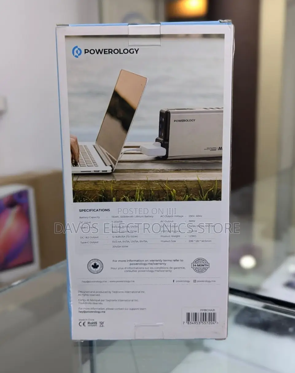 Powerology 150w Laptop Power Bank