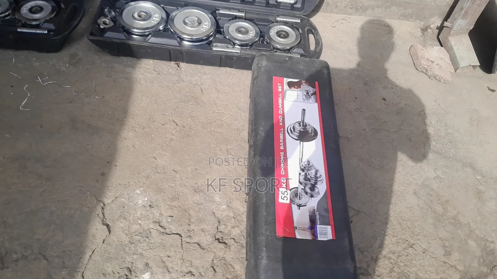 ዳምቤልና ባርቤል 55kg