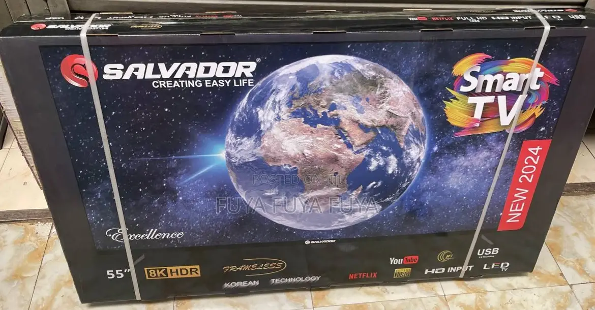 Salvador 55 Inchi Double Glass Smart 2025 Tv