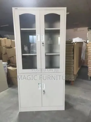 Half Glass Metal Shelf