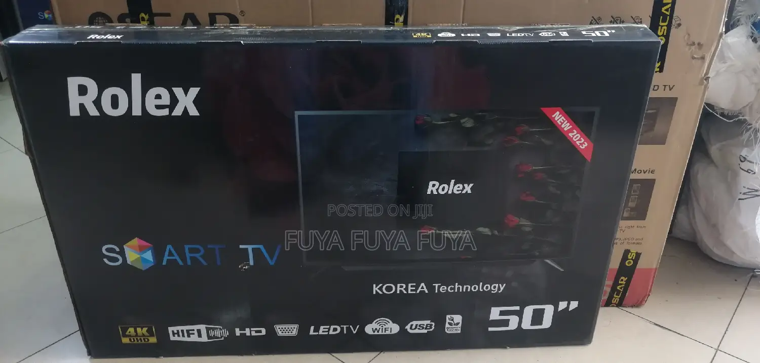 Rolex 50 Inchi Double Glass Smart 2025 Tv