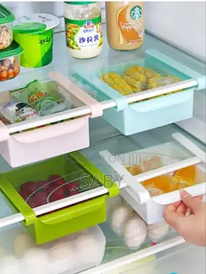 Expandable Plastic Space Saver Fridge Storage