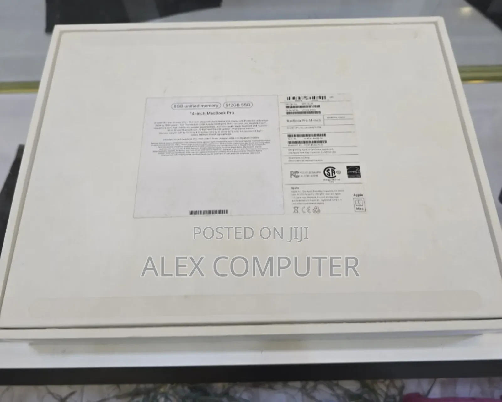 New Laptop Apple MacBook Pro 2023 M3 14-Inch 8GB Apple M3 SSD 512GB