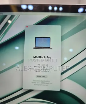 New Laptop Apple MacBook Pro 2022 M2 8GB Apple M2 SSD 256GB