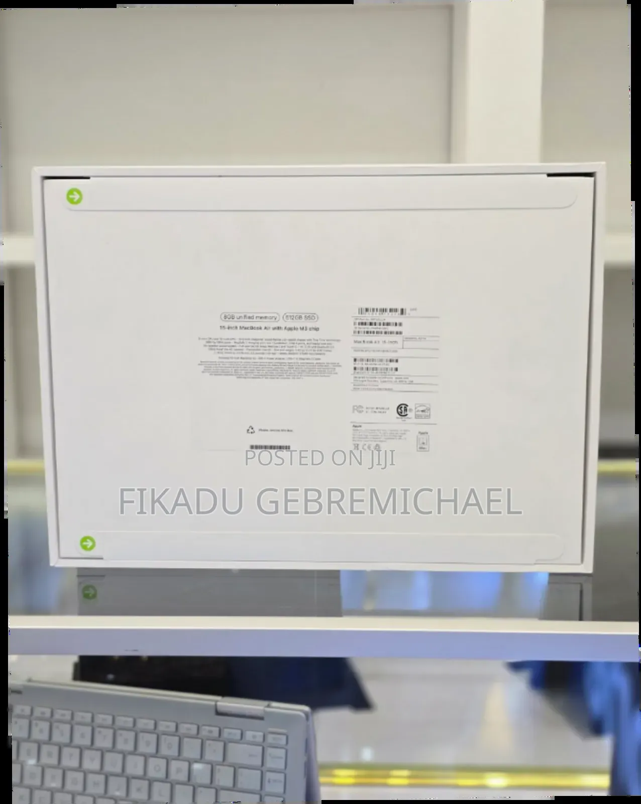 New Apple MacBook Air 2024 M3 15-inch 8GB Intel Core i7 SSD 512GB