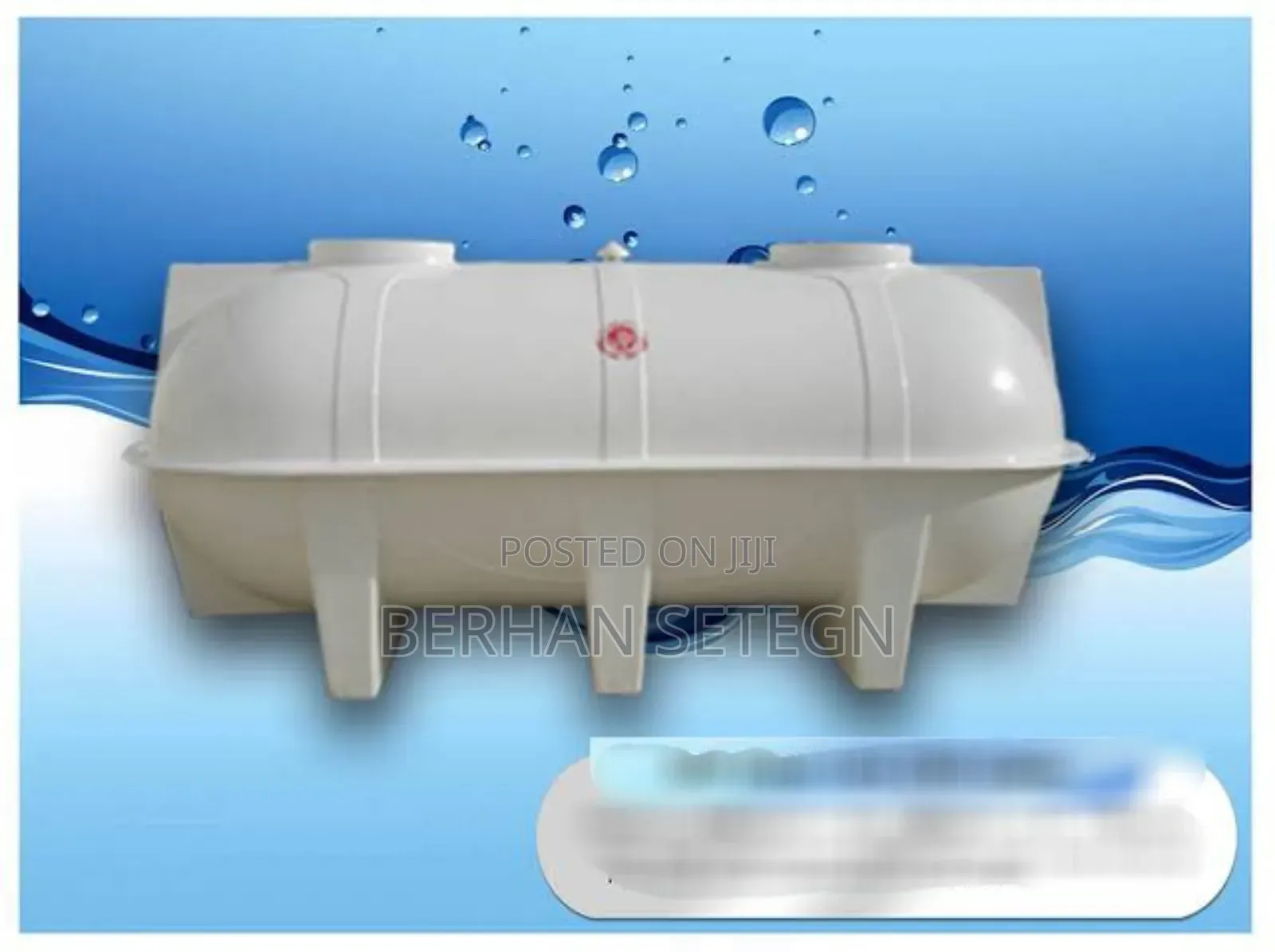 Super Horizontal Fiberglass Water Tanker TANKER ROTO