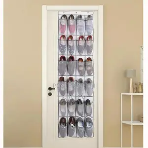 .24 Pocket Over The Door Shoe Organizer
