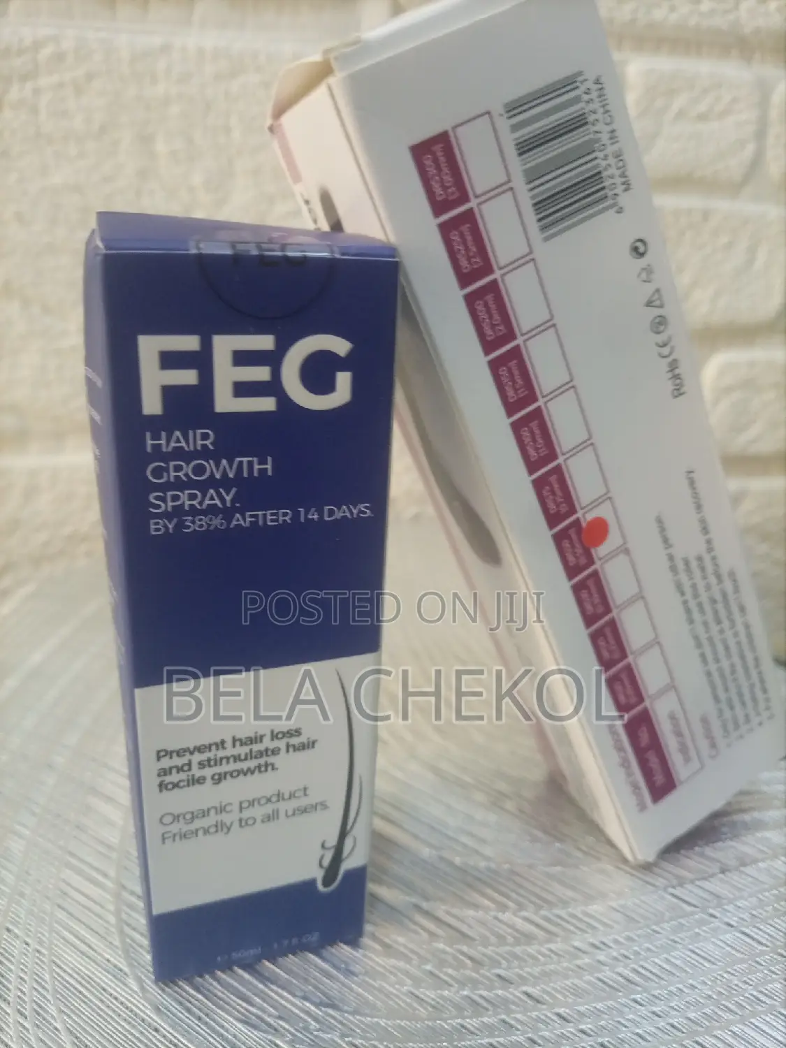 Feg Hair Growth 14 Day Change With Derma Roller System