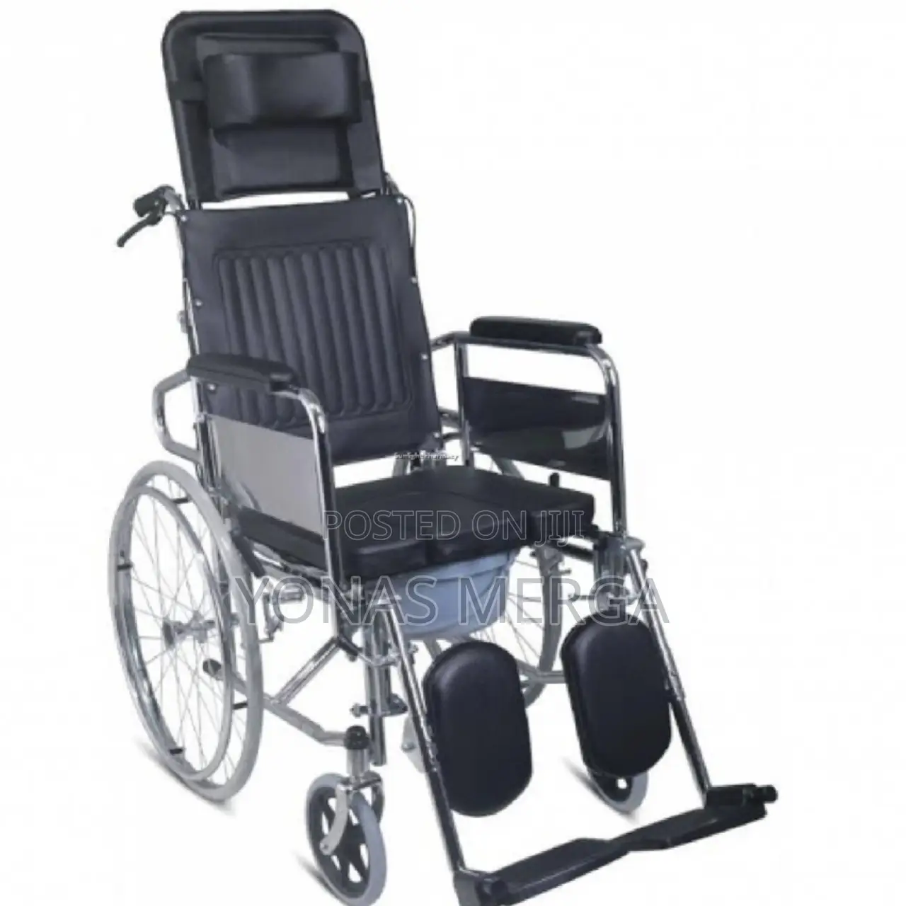 Bed Wheelchair/in Easy/Fc COMMODE SEAT/ELEVATING LEG-RESTS