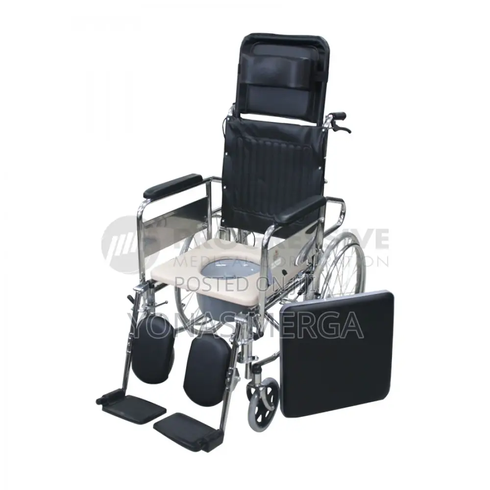 Toilet Wheelchair Fidelis Healthcare Foldable/Lightweight