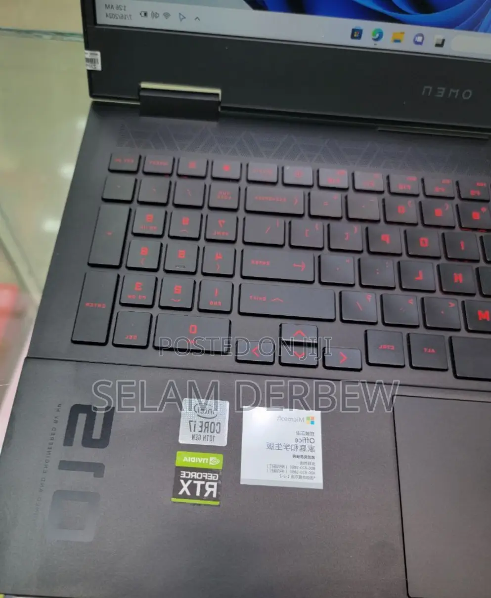 New Laptop HP Omen 16 16GB Intel Core I7 SSD 1T