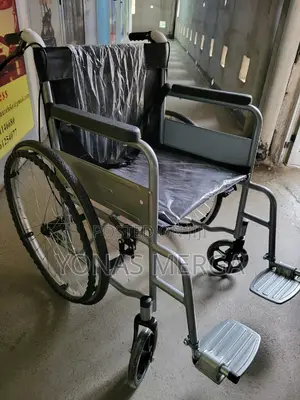 ዊልቼር/Folding Wheelchair–Compact–Foot Rest–Steel Frame