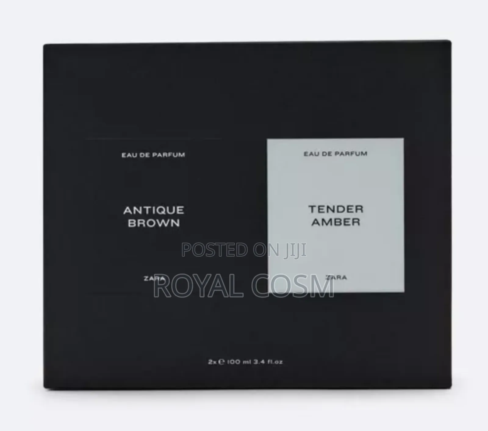 Zara Antique Brown and Tender Amber Set Perfume