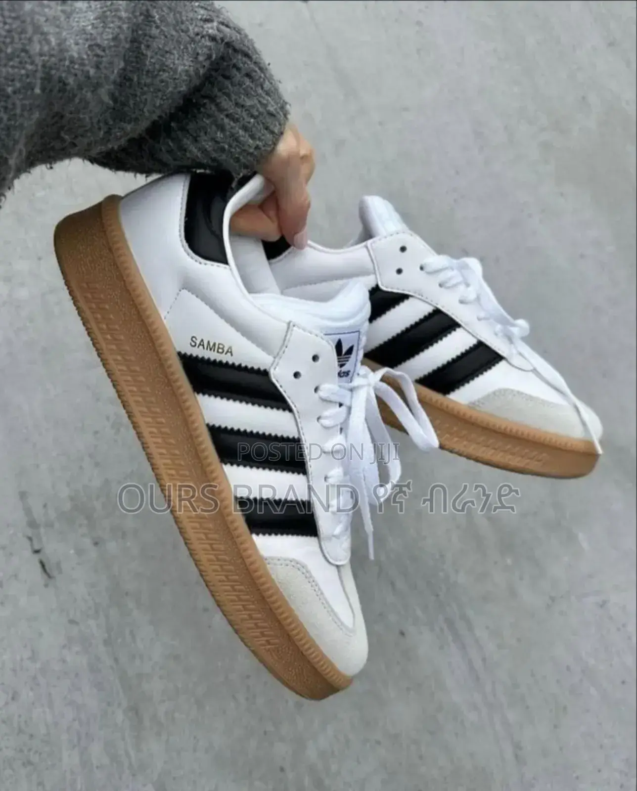 Adidas Samba XLG 'White Black Gum' High Master Quality Shoes
