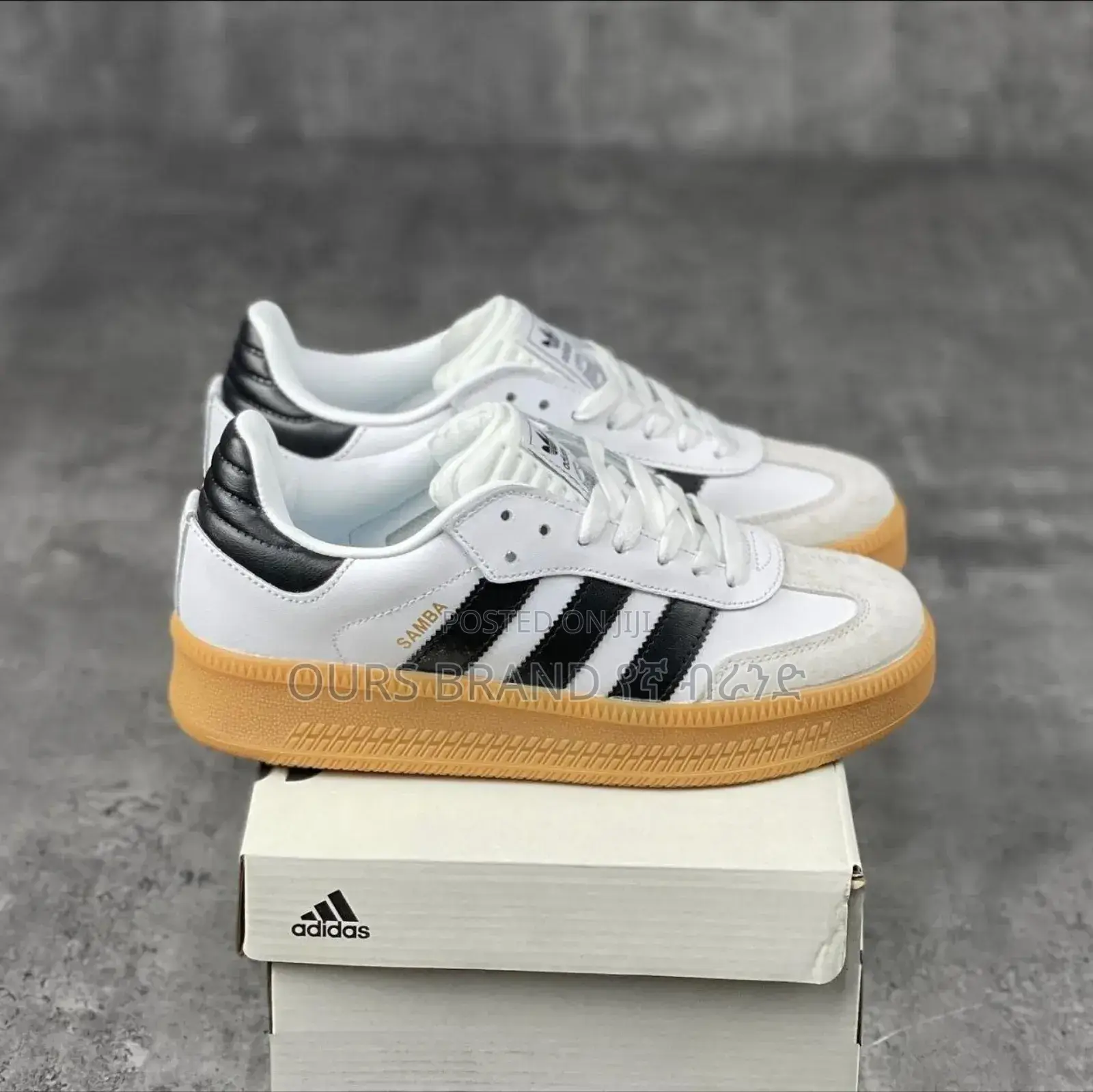 Adidas Samba XLG 'White Black Gum' High Master Quality Shoes