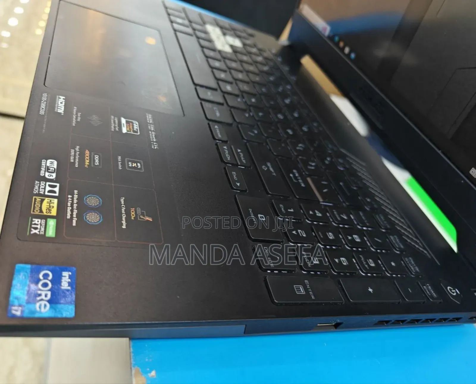 New Laptop Asus TUF Gaming A15 16GB Intel Core I7 SSD 1T