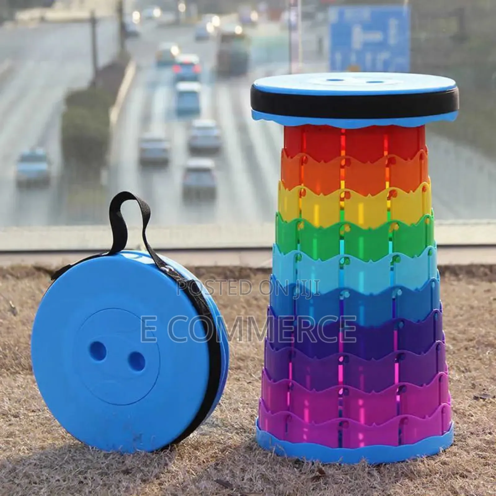 Portable Travel Retractable Stool
 High