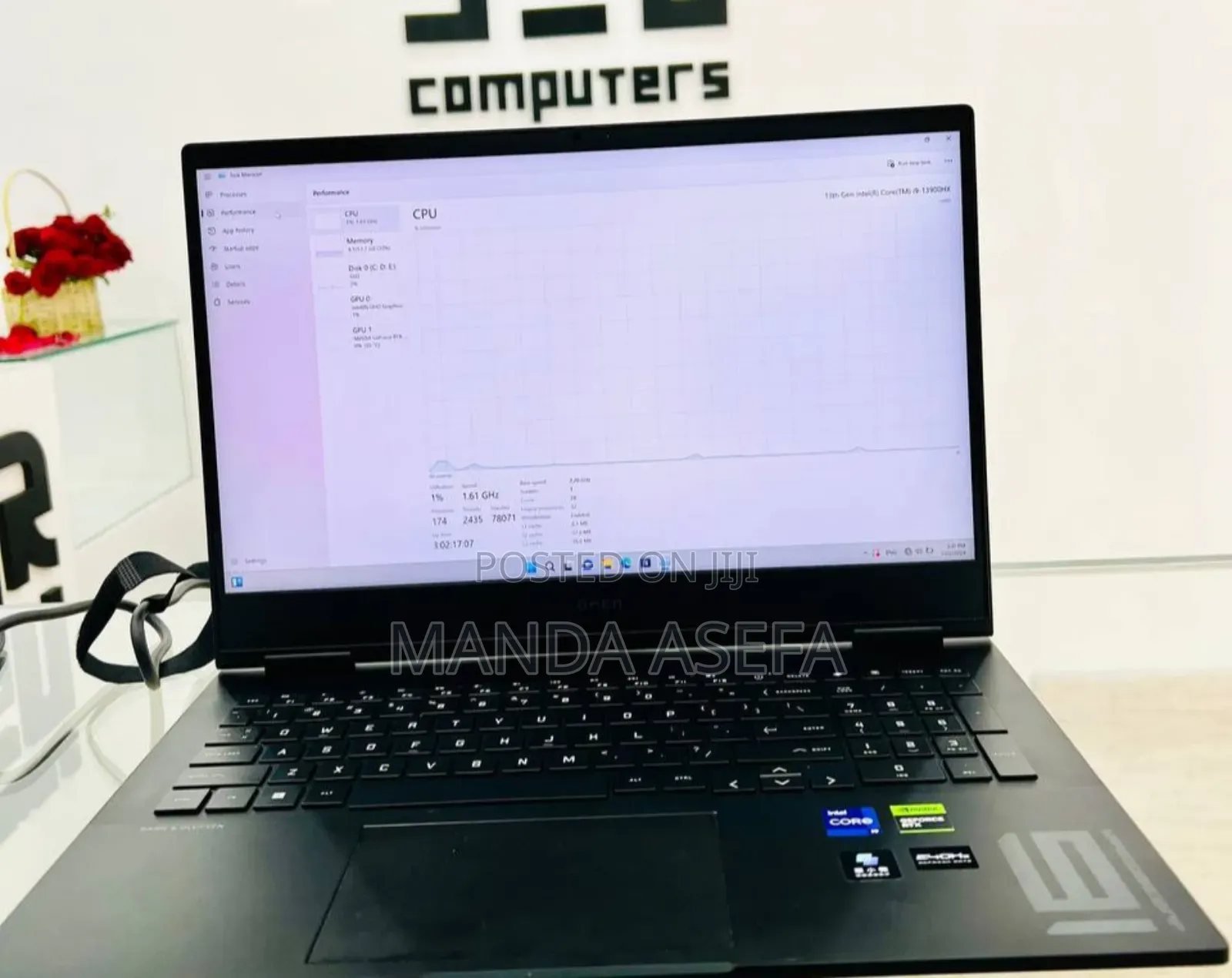 New Laptop HP Omen 15 16GB Intel Core I9 SSD 512GB