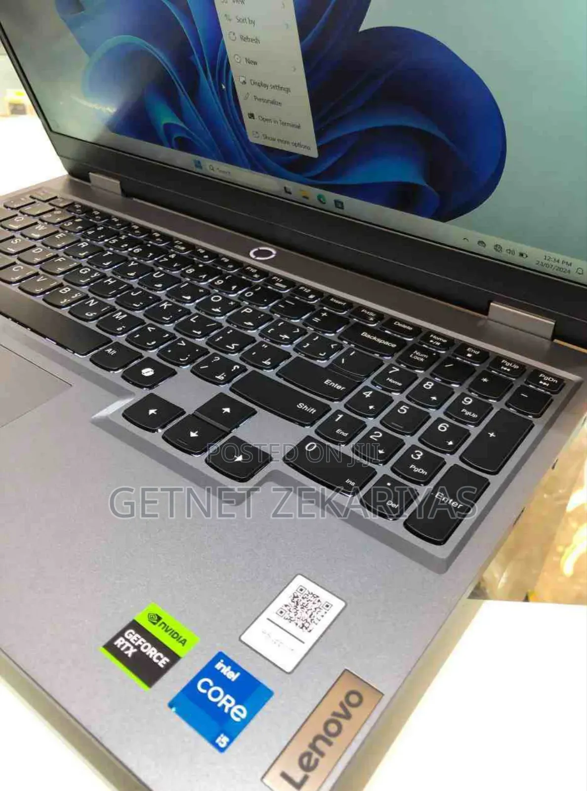 New Laptop Lenovo LOQ 15IRH8 16GB Intel Core I5 SSD 512GB