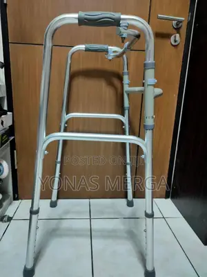 Photo - Aluminum Walker/With Wheel (Wls009 Full Sliver With Wheel)