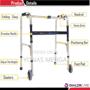 Photo - Walker/Walker/Waker/Front Wheels 2 Foot Pads Reduce Friction