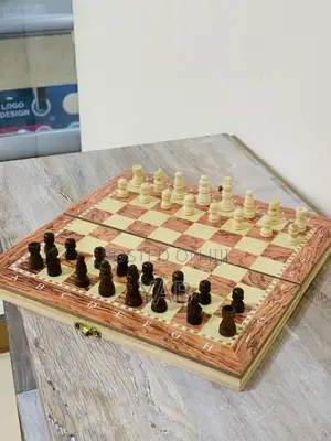 Photo - Wooden Chess Board