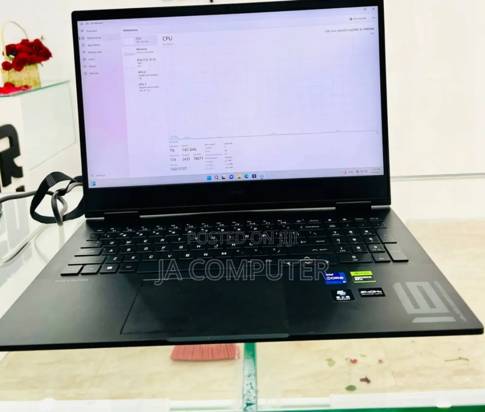 New Laptop HP Omen 15 16GB Intel Core I9 SSD 1T