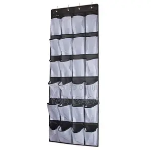 24 Pocket Over the Door Shoe Organizer
