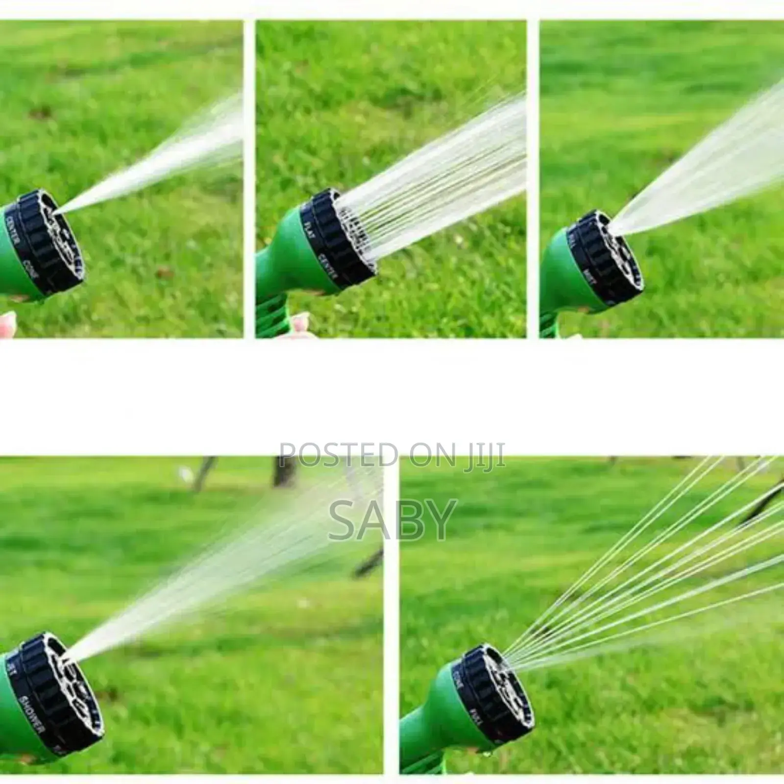 50FT Lay Flat Garden Hose With 7 Pattern Spray Gun