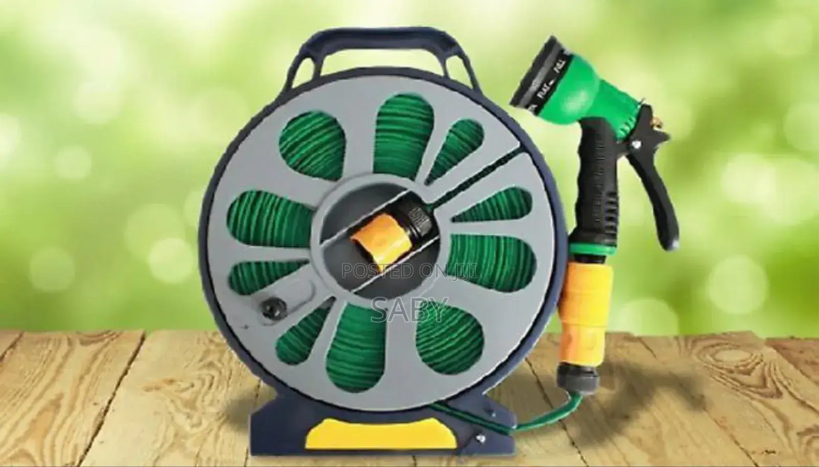 50FT Lay Flat Garden Hose With 7 Pattern Spray Gun