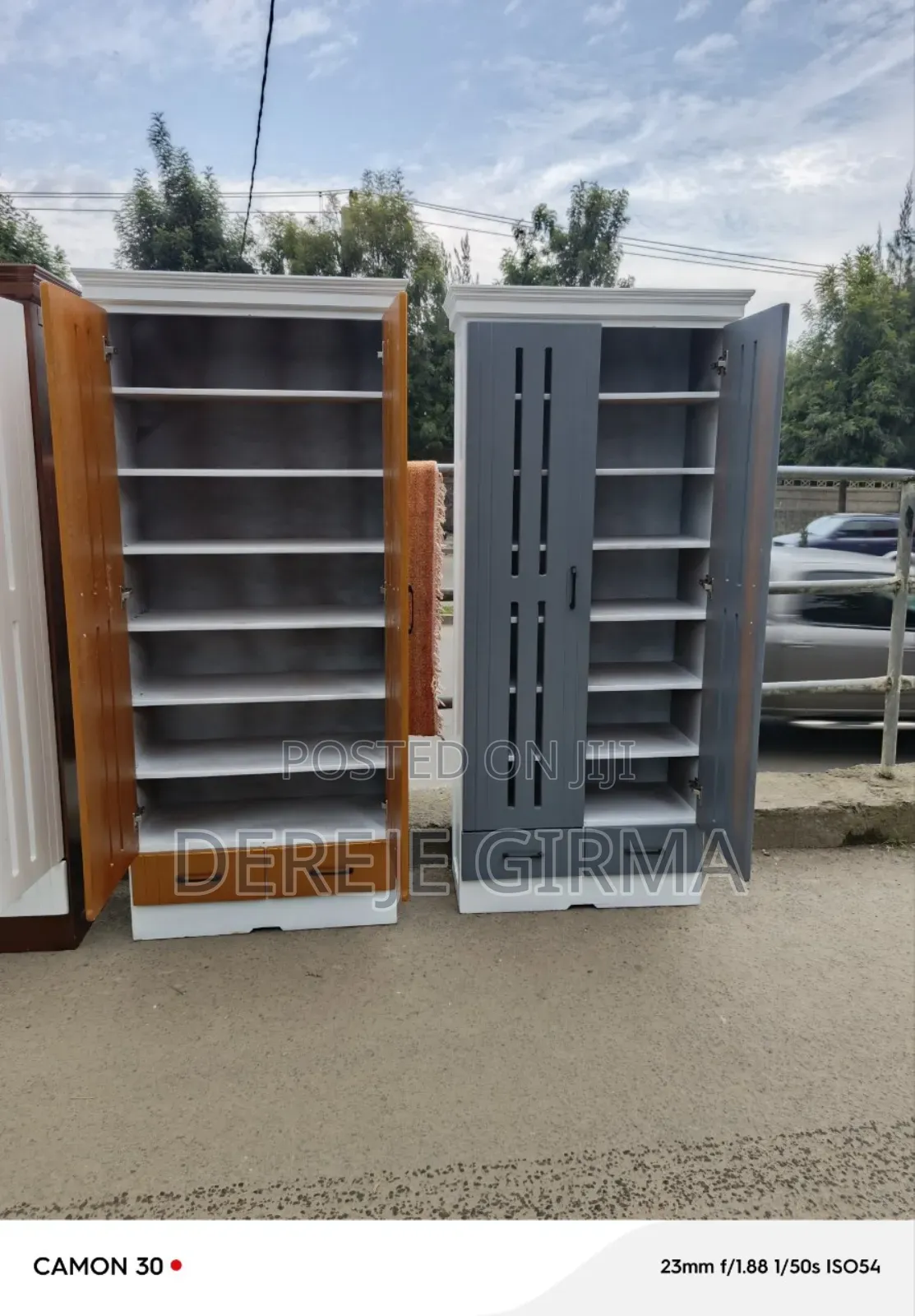 80cm የጫማ ሼልፍ